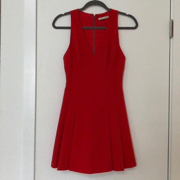 Alice and Olivia Elva Fit & Flare Dress - Picture 5 of 5